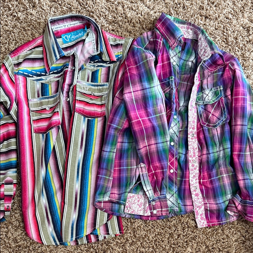 Girls western tops